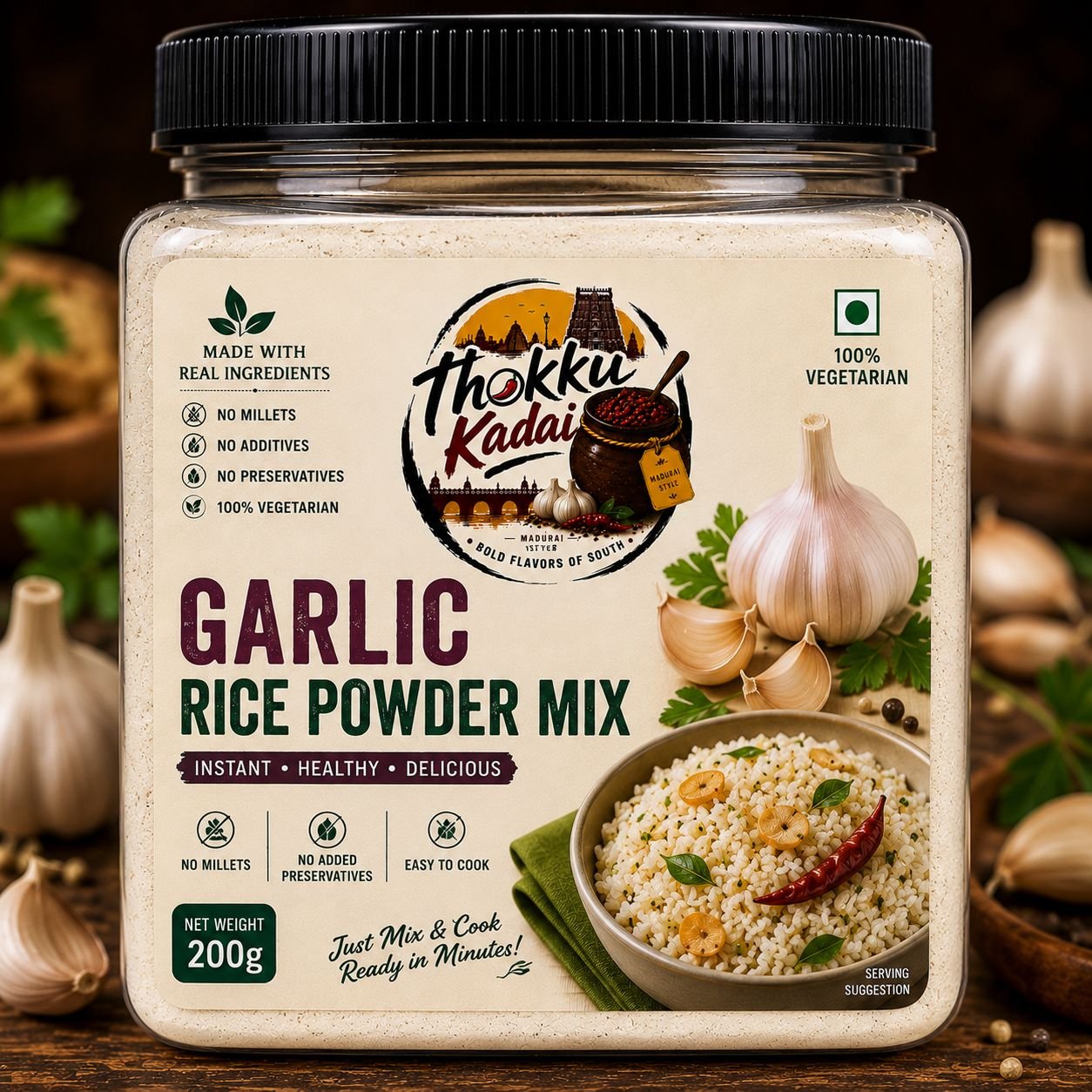 Garlic Rice Powder - 200g