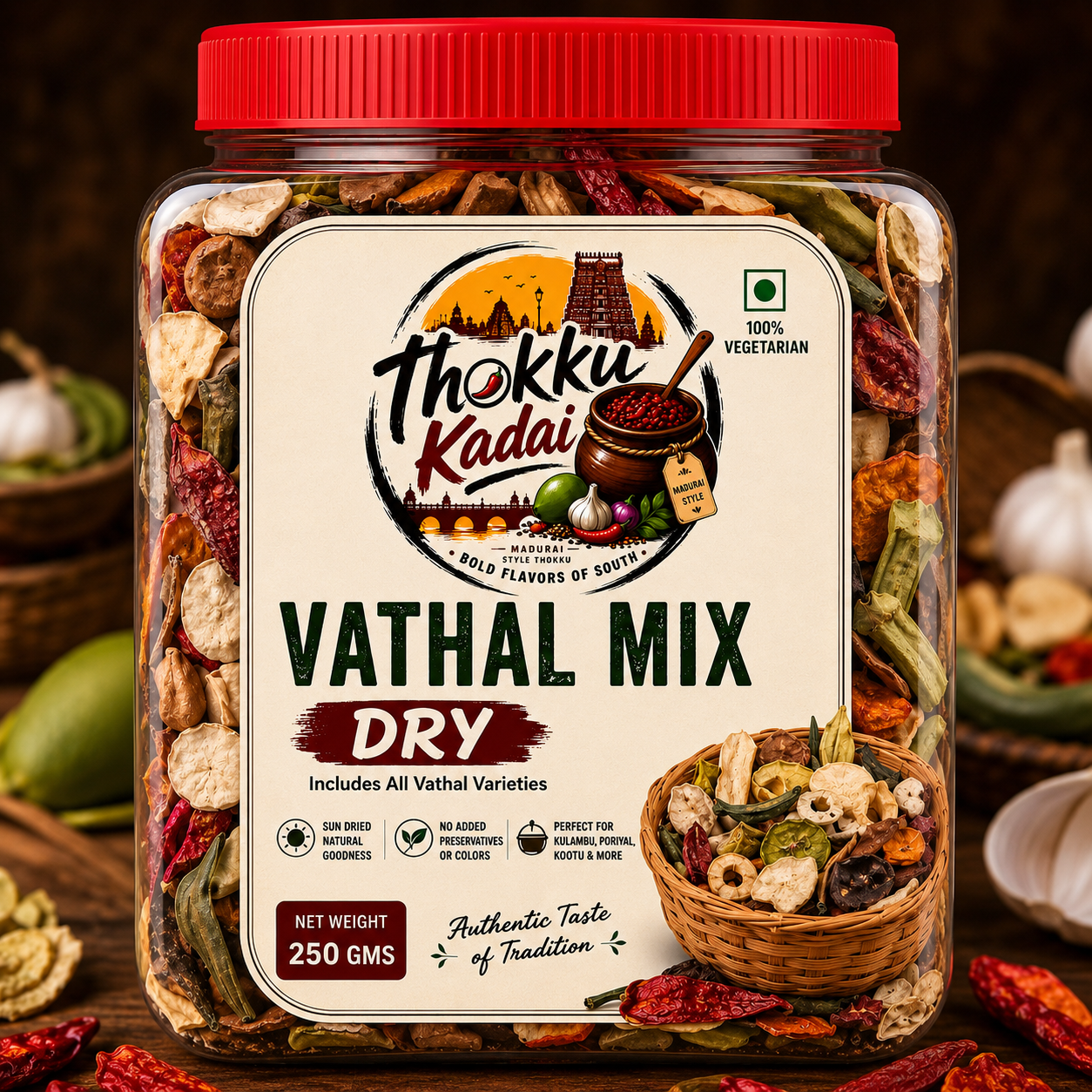 Vathal Mixed - 250g